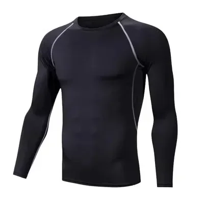 Tight long sleeves, sunscreen, sweat absorption, breathable, swimming fitness running
Tight long sleeves, sunscreen, sweat absorption, breathable, swimming fitness running