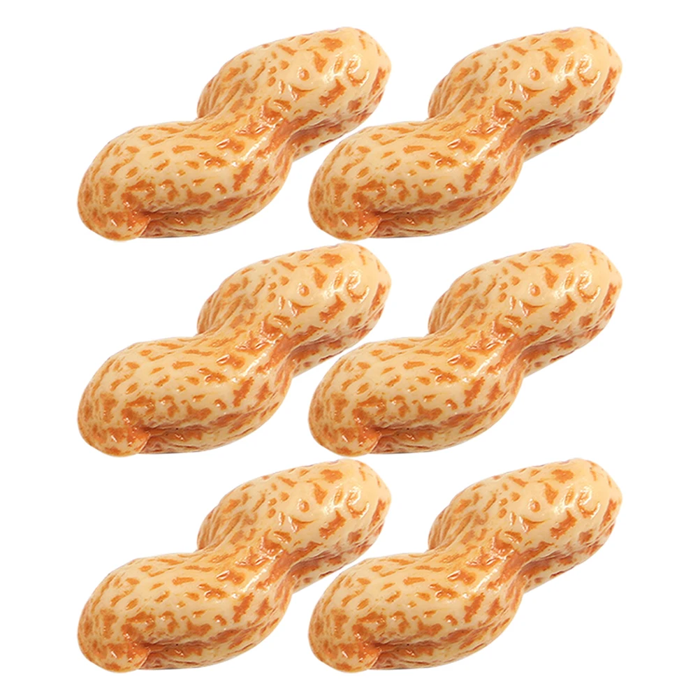 6pcs Artificial Peanut Lifelike Fake Decorative Adornment For Store Display Kitchen Montessori Educational Kids Peanut
6pcs Artificial Peanut Lifelike Fake Decorative Adornment For Store Display Kitchen Montessori Educational Kids Peanut