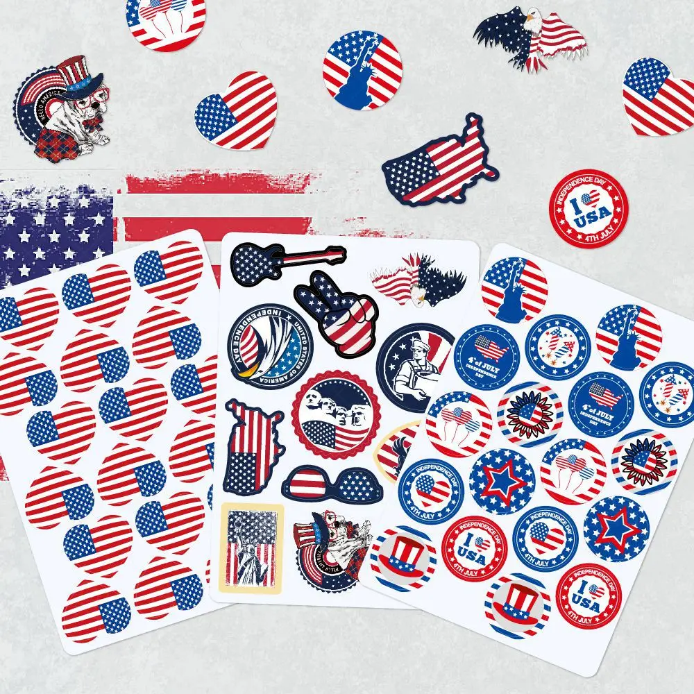 USA Independence Day Patriotic Stickers for Party Decorations DIY Cup Phone Gift Bag Creative Decals-3pcs
USA Independence Day Patriotic Stickers for Party Decorations DIY Cup Phone Gift Bag Creative Decals-3pcs