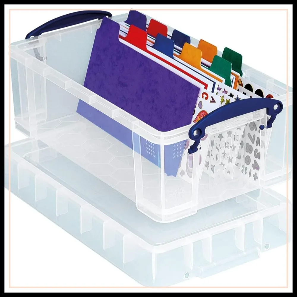 Really Useful Box 5 Litre XL Clear: Stackable Storage Container for Organization
Really Useful Box 5 Litre XL Clear: Stackable Storage Container for Organization