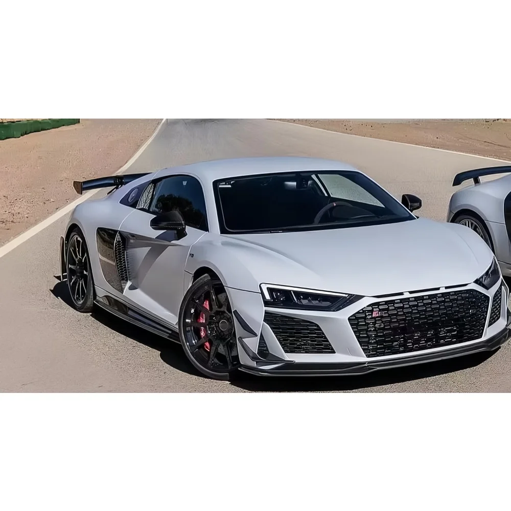 Upgraded GT RWD Style Dry Carbon Fiber Front Bumper Wind Blade, Front Wind Blade Spoiler Suitable for 2019-2023 Audi R8
Upgraded GT RWD Style Dry Carbon Fiber Front Bumper Wind Blade, Front Wind Blade Spoiler Suitable for 2019-2023 Audi R8