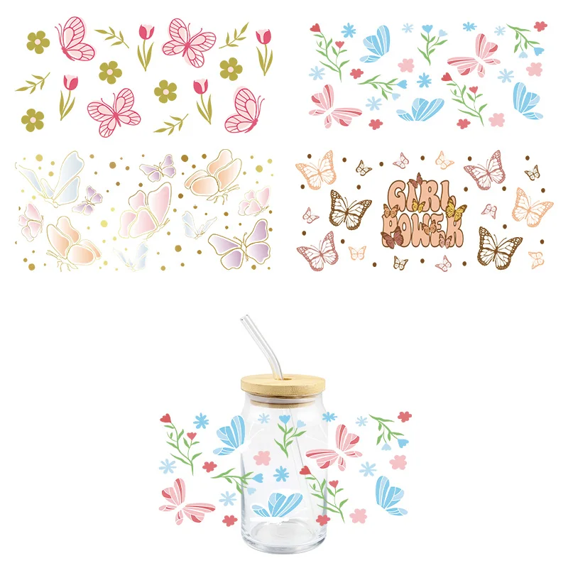 Beautiful Butterfly UV DTF Wrap Transfer Stickes 3D Colorful Decal Waterproof Wrap For 16OZ Glasses Cups Mugs Decal
Beautiful Butterfly UV DTF Wrap Transfer Stickes 3D Colorful Decal Waterproof Wrap For 16OZ Glasses Cups Mugs Decal