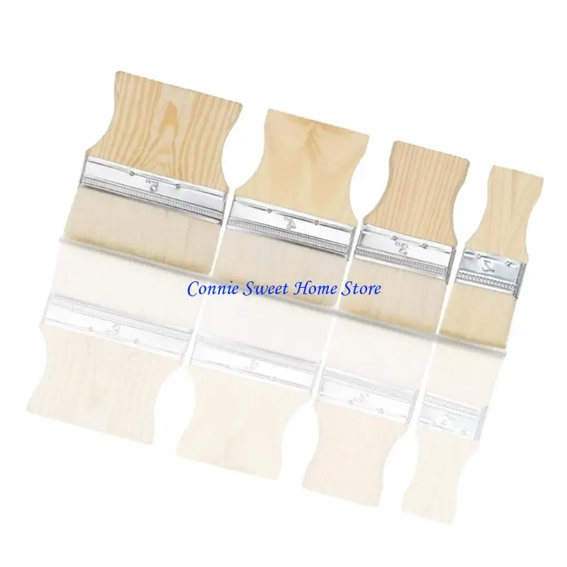 LXAF 4Pcs Square Flat Handle Wool Paint Brush Square Flat Painting Tool for Oil And Acrylic Paints Easy to Use
LXAF 4Pcs Square Flat Handle Wool Paint Brush Square Flat Painting Tool for Oil And Acrylic Paints Easy to Use