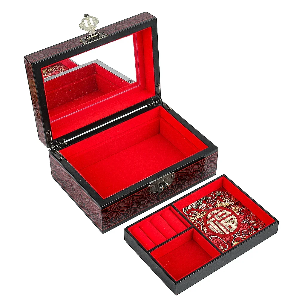 Chinese Vintage Jewelry Storage Box Pure Hand-painted Bridal Gift Box Cosmetic Organizer Dressing Table Supplies Ornaments Dowry
Chinese Vintage Jewelry Storage Box Pure Hand-painted Bridal Gift Box Cosmetic Organizer Dressing Table Supplies Ornaments Dowry