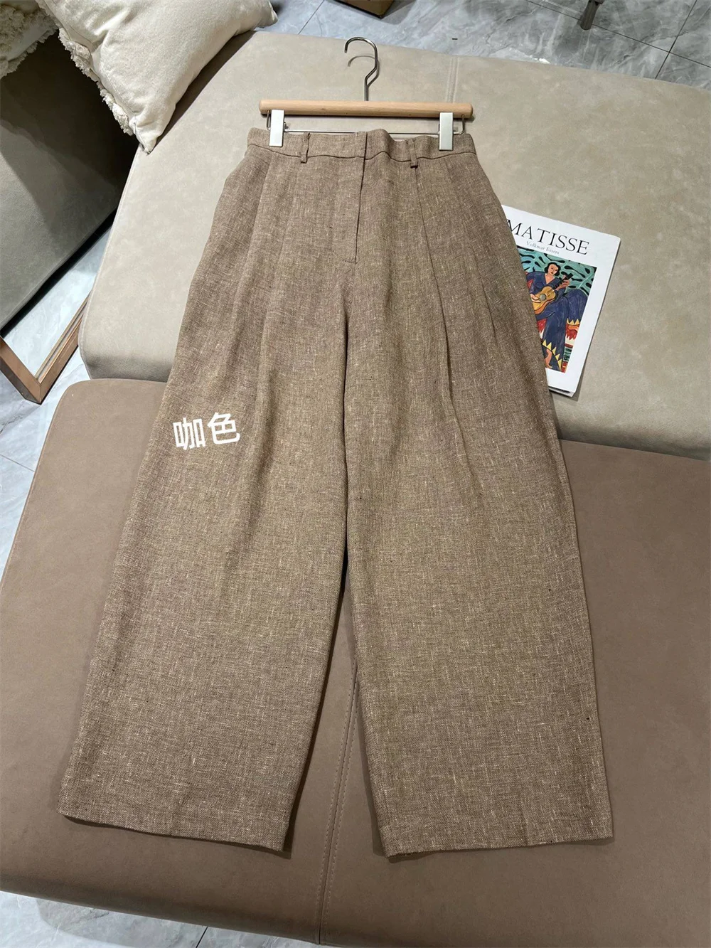 Women's 100 Linen Casual Trousers Versatile Breathable Straight Pants
Women's 100 Linen Casual Trousers Versatile Breathable Straight Pants