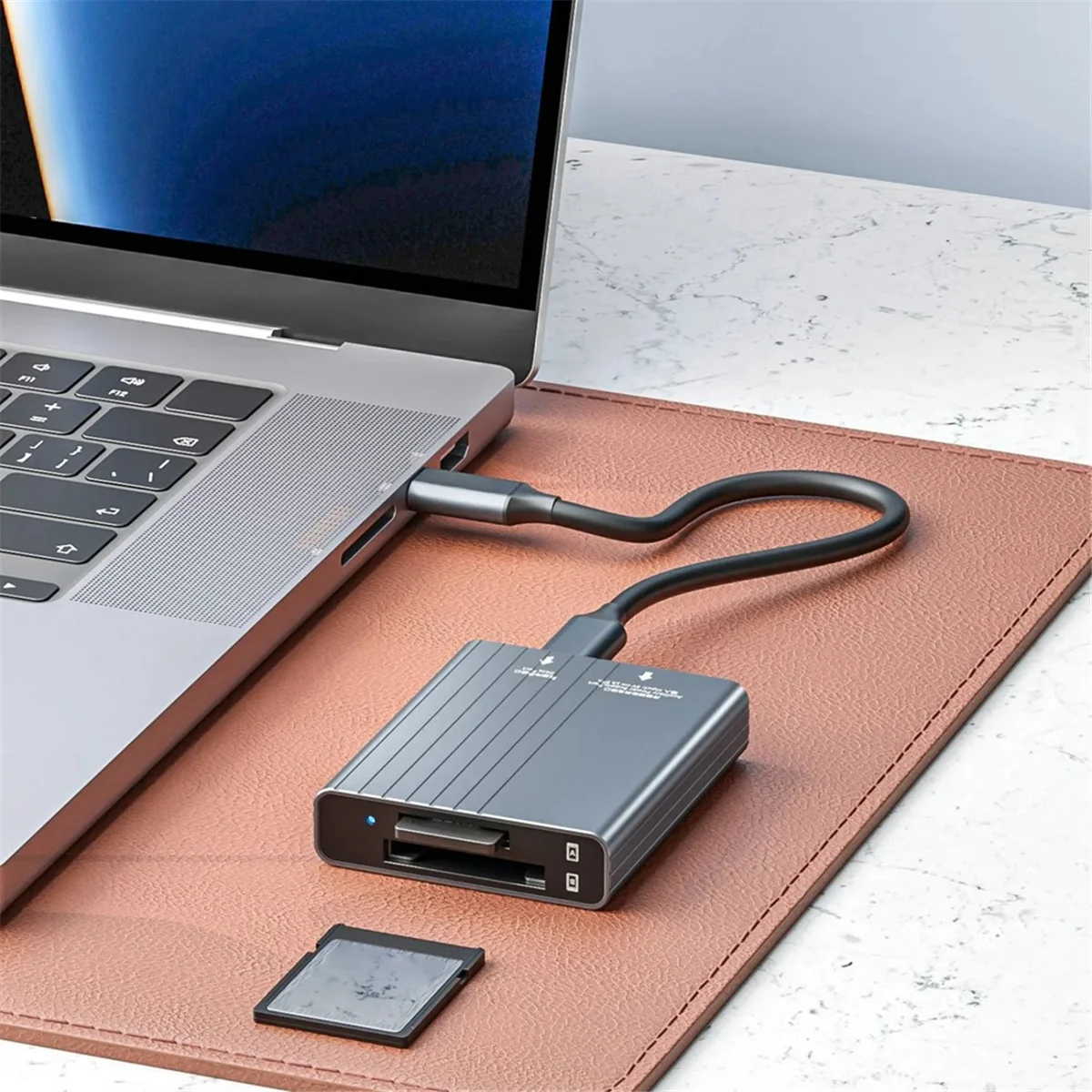 CFexpress Memory Card Type B + Type A 2-In-1 USB 3.1 Gen2 10Gbps Card Reader Adapter Dual Slot with USB C / USB A
CFexpress Memory Card Type B + Type A 2-In-1 USB 3.1 Gen2 10Gbps Card Reader Adapter Dual Slot with USB C / USB A