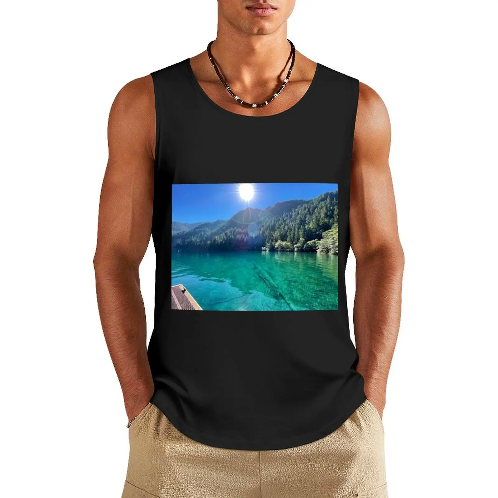 Lake Crescent Tank Top vest for men Men's clothes luxury style training weight vest
Lake Crescent Tank Top vest for men Men's clothes luxury style training weight vest