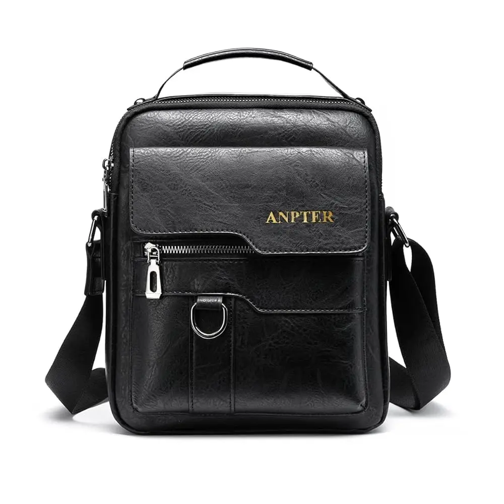 Messenger Bag for Men Crossbody Shoulder Purse Small Vintage PU Leather Satchel Pouch Side Crossover Handbag
Messenger Bag for Men Crossbody Shoulder Purse Small Vintage PU Leather Satchel Pouch Side Crossover Handbag