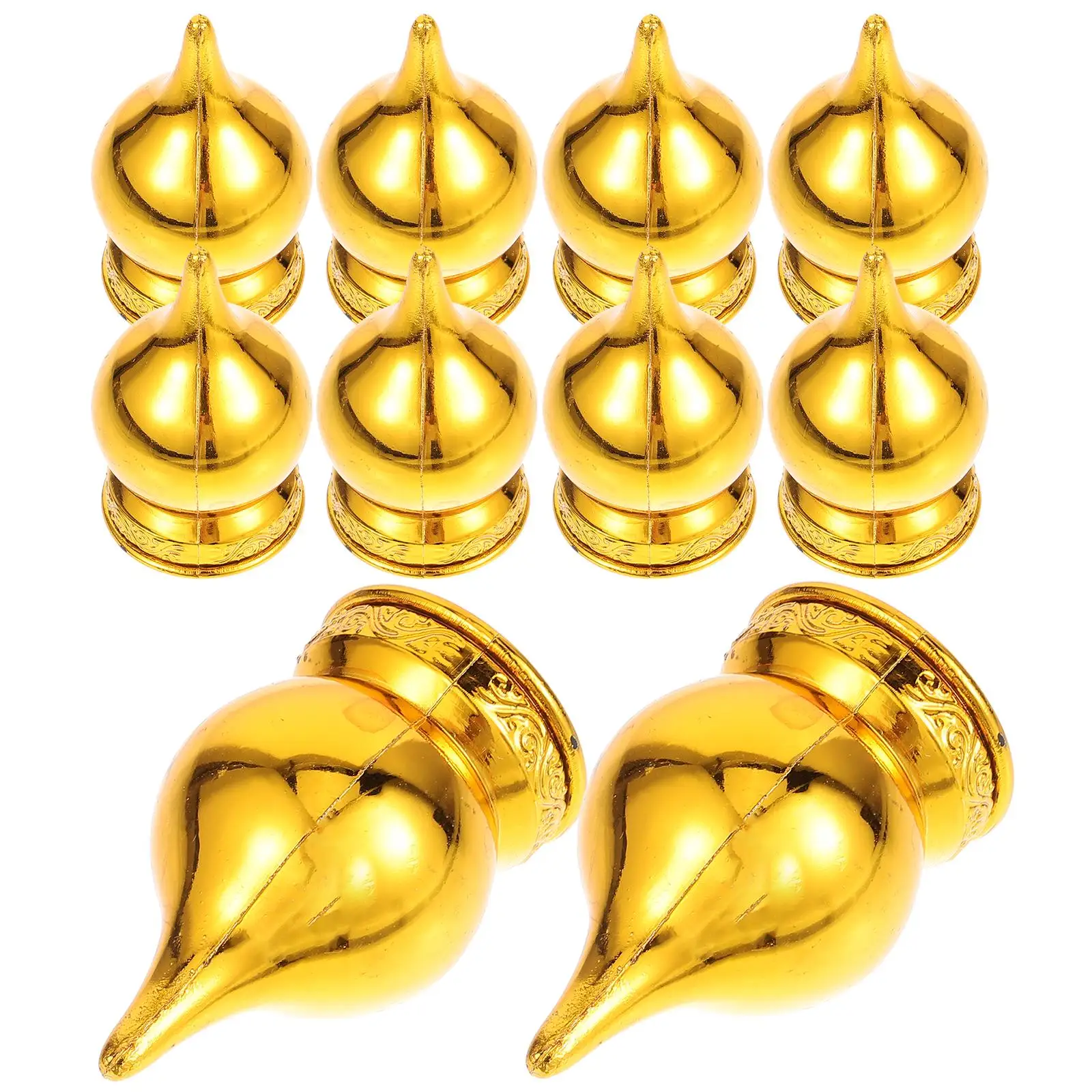 10pcs Flagpole Rotating Top Ball Head(No. 3) Garden Topper Outdoor Ornaments The Golden Plastic Decor
10pcs Flagpole Rotating Top Ball Head(No. 3) Garden Topper Outdoor Ornaments The Golden Plastic Decor