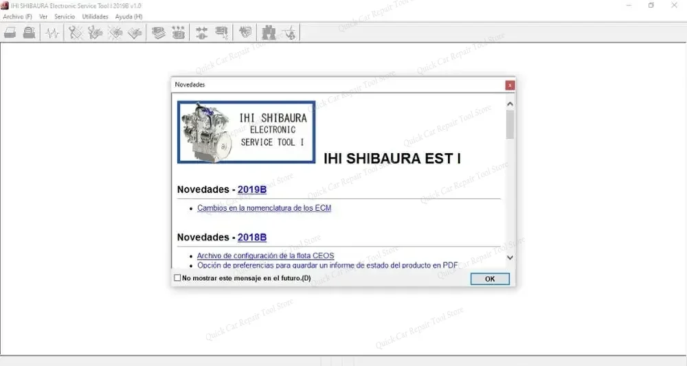IHI SHIBAURA Electronic Service Tool 2019B+keygen
IHI SHIBAURA Electronic Service Tool 2019B+keygen