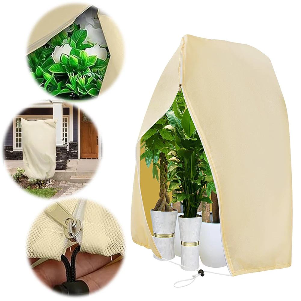 Winter Plant Cover Freeze Protection Cover with Drawstring and Zipper Frost Blankets Multi-Function for Outdoor Garden Plants
Winter Plant Cover Freeze Protection Cover with Drawstring and Zipper Frost Blankets Multi-Function for Outdoor Garden Plants