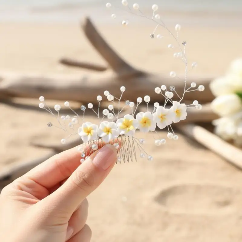 1Pcs Headband Simple Handmade Pearl Floral Soft Clay Flower Hair Comb For Bridal Studio Makeup Wedding Accessories
1Pcs Headband Simple Handmade Pearl Floral Soft Clay Flower Hair Comb For Bridal Studio Makeup Wedding Accessories