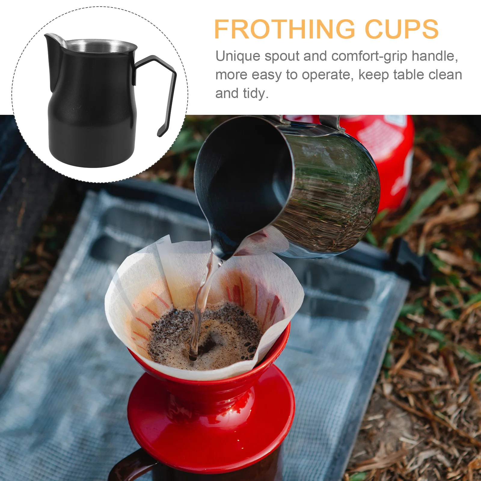 Stainless Steel Milk Frothing Cup 350Ml Thickened 304 Pitcher Precise Spout for Latte Art Espresso Steaming Professional Milk
Stainless Steel Milk Frothing Cup 350Ml Thickened 304 Pitcher Precise Spout for Latte Art Espresso Steaming Professional Milk