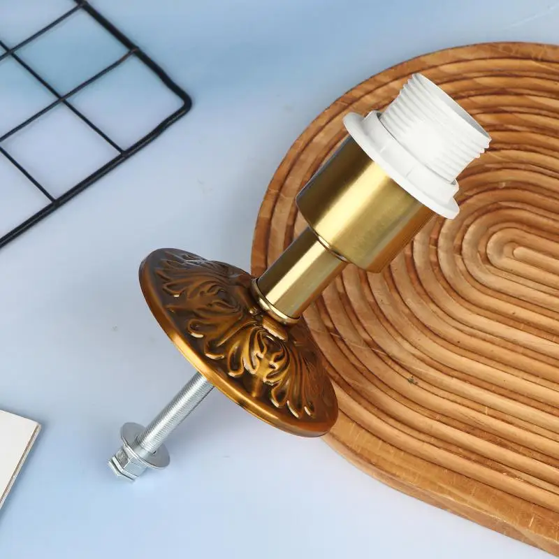 Металлический держатель для настольной лампы с фиксированным основанием, цоколь E27, аксессуары для DIY-освещения
Металлический держатель для настольной лампы с фиксированным основанием, цоколь E27, аксессуары для DIY-освещения