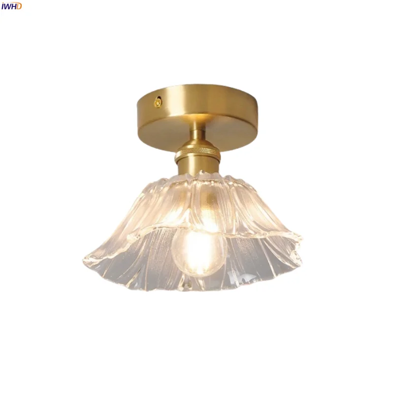 IWHD Copper Base LED Ceiling Lights Porch Aisle Corridor Clear Glass Bedroom Light Nordic Modern Room Decor Ceiling Lamp Lampara
IWHD Copper Base LED Ceiling Lights Porch Aisle Corridor Clear Glass Bedroom Light Nordic Modern Room Decor Ceiling Lamp Lampara