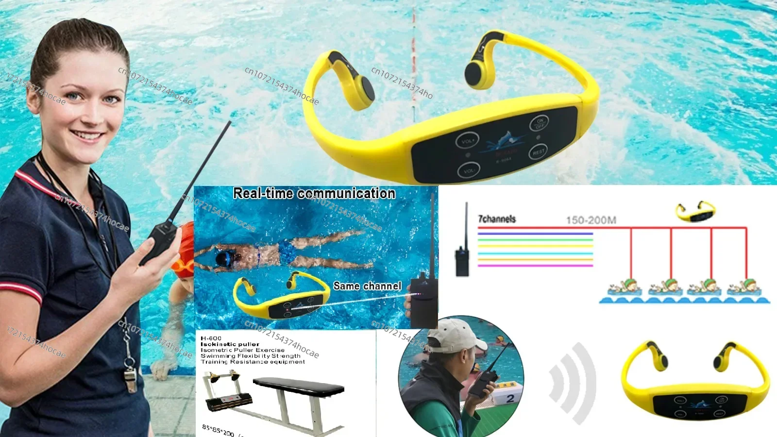 H907 Magnetic Charging Waterproof Wireless Bone Conduction Headset for Swimming Receiving Range 150 Meters
H907 Magnetic Charging Waterproof Wireless Bone Conduction Headset for Swimming Receiving Range 150 Meters