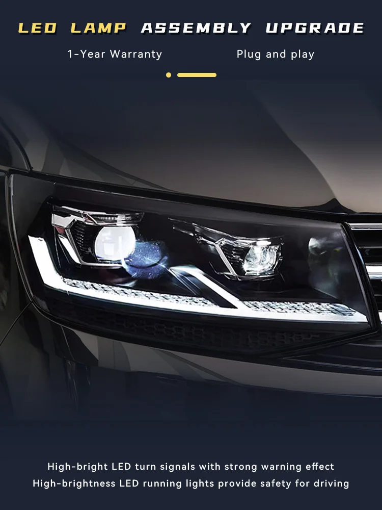 Head Lights For Volkswagen VW Caravelle 2016-2020 Modification Headlamp Multivan T6 Full LED Headlights Turn Signal Assembly
Head Lights For Volkswagen VW Caravelle 2016-2020 Modification Headlamp Multivan T6 Full LED Headlights Turn Signal Assembly