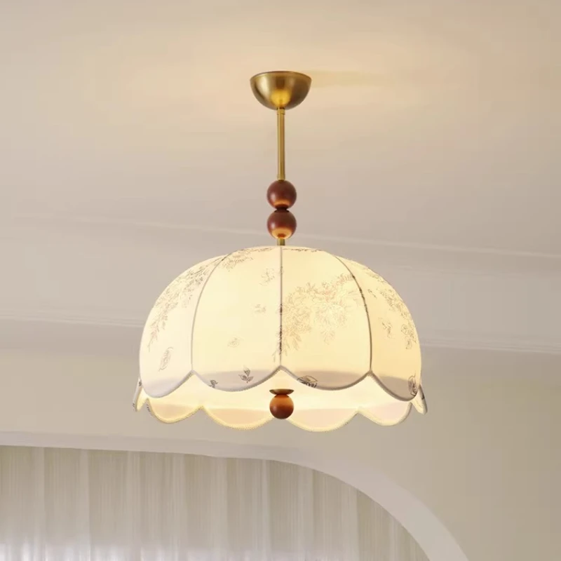 French Vintage Fabric Pattern Pendant Light Study Living Room Retro Lamps Bedroom Kitchen Restaurant Atmosphere Lighting Fixture
French Vintage Fabric Pattern Pendant Light Study Living Room Retro Lamps Bedroom Kitchen Restaurant Atmosphere Lighting Fixture