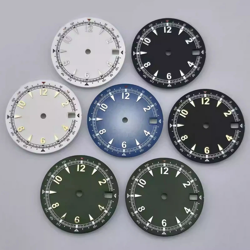 New Exquisite High-Quality 28.5mm Aseptic Dial Green Night Light Fit NH35 Movement Watch Modification Accessories With Calendar
New Exquisite High-Quality 28.5mm Aseptic Dial Green Night Light Fit NH35 Movement Watch Modification Accessories With Calendar