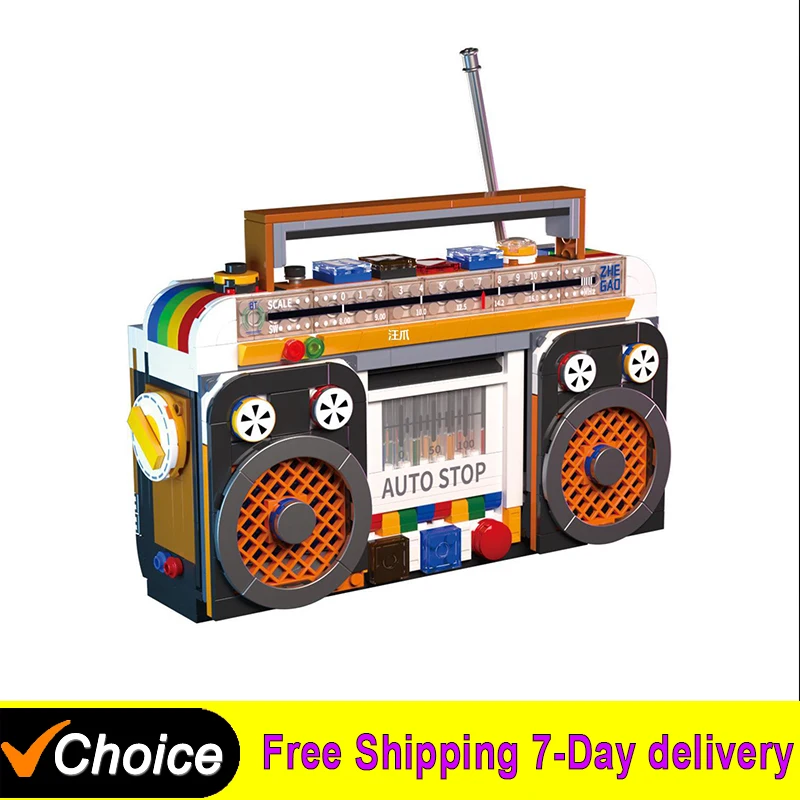 Creative Toys Color Radio Model Building Blocks Retro Classic Home Appliances Assembly Bricks DIY Toys Decoration Children Gifts
Creative Toys Color Radio Model Building Blocks Retro Classic Home Appliances Assembly Bricks DIY Toys Decoration Children Gifts