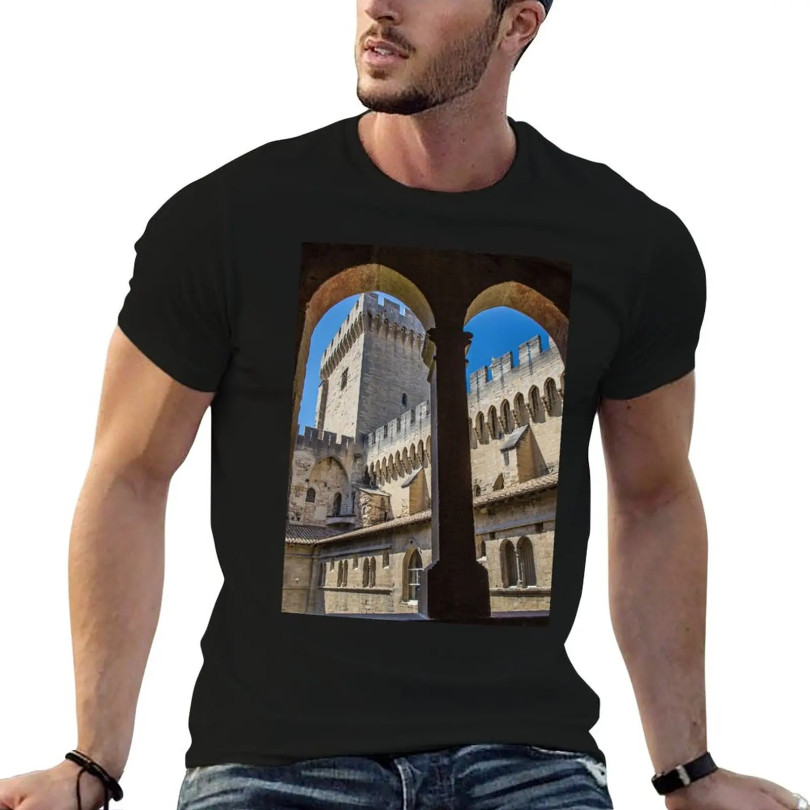 France. Avignon. Papal Palace. T-Shirt man t shirts graphic man graphic t shirt cotton t shirts man 100% T-shirt
France. Avignon. Papal Palace. T-Shirt man t shirts graphic man graphic t shirt cotton t shirts man 100% T-shirt