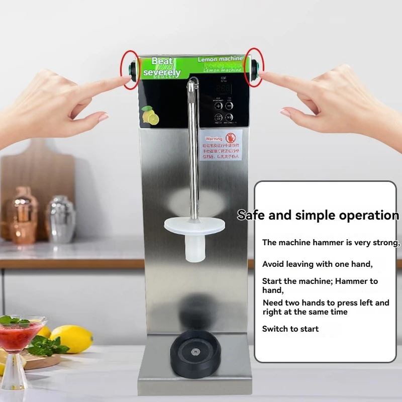 Commercial Milk Tea Shop Lemon Beater Fully Automatic Fruit Crushing Hammer Machine
Commercial Milk Tea Shop Lemon Beater Fully Automatic Fruit Crushing Hammer Machine