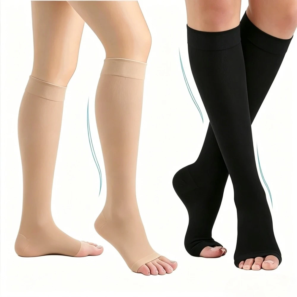 1 Pair Toeless Compression Socks S-XXL, Medical Support Hose, Varicose Veins Prevention Socks for Men & Women
1 Pair Toeless Compression Socks S-XXL, Medical Support Hose, Varicose Veins Prevention Socks for Men & Women