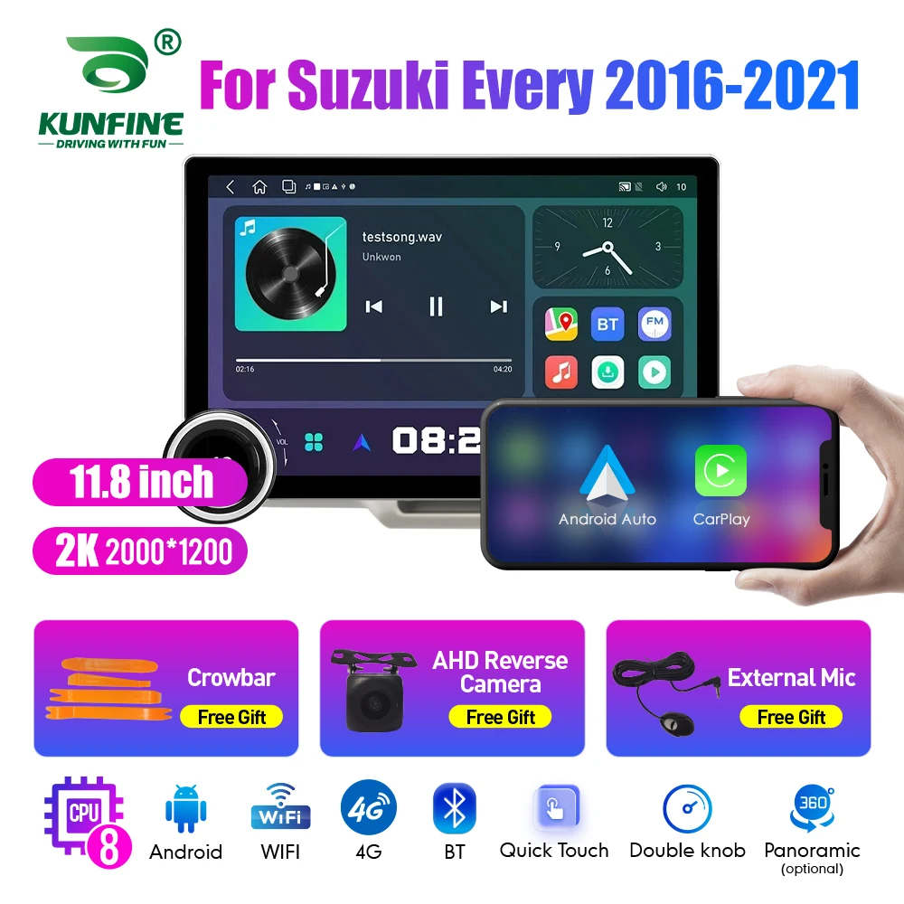 11.8 Inch 2K Double Knobs 2 Din Car Radio For Honda Every 2016-2021 Car Radio DVD Multimedia Video Player Android Auto Carplay
11.8 Inch 2K Double Knobs 2 Din Car Radio For Honda Every 2016-2021 Car Radio DVD Multimedia Video Player Android Auto Carplay