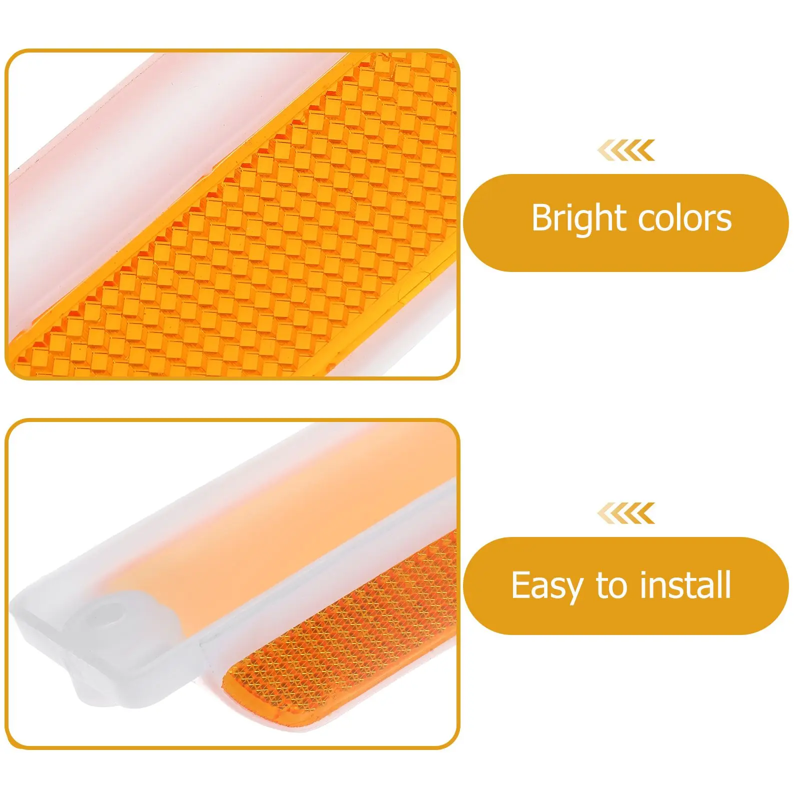2 Pcs Reflective Delineators Driveway Reflective Pavement Markers Markers Road Reflector Pavement Marker Traffic Safety Guidance
2 Pcs Reflective Delineators Driveway Reflective Pavement Markers Markers Road Reflector Pavement Marker Traffic Safety Guidance