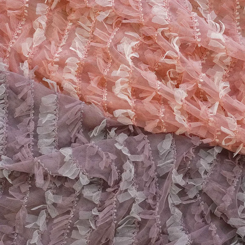 New 3D tassel embroidered mesh fabric, used for dresses, petticoats, accessories, layered skirts, DIY decorative fabric
New 3D tassel embroidered mesh fabric, used for dresses, petticoats, accessories, layered skirts, DIY decorative fabric