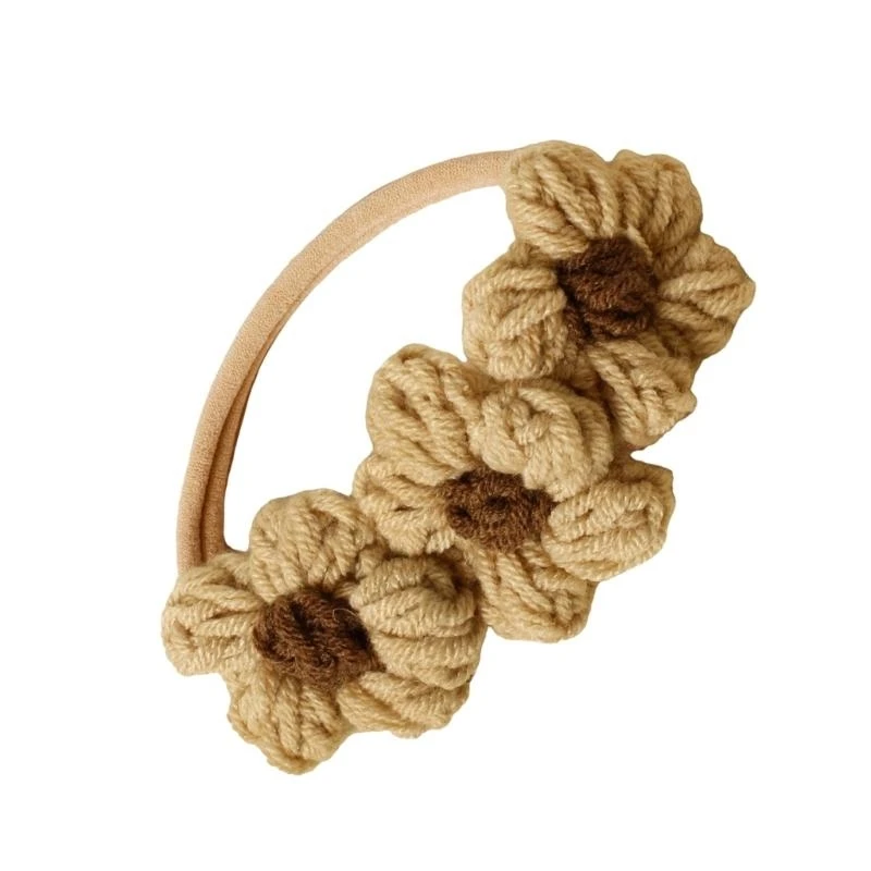Soft Baby Headband for 100 Day Photoshoots Elegant Knitted Headwear with Delicate Floral Designed Comfortable for Infant
Soft Baby Headband for 100 Day Photoshoots Elegant Knitted Headwear with Delicate Floral Designed Comfortable for Infant