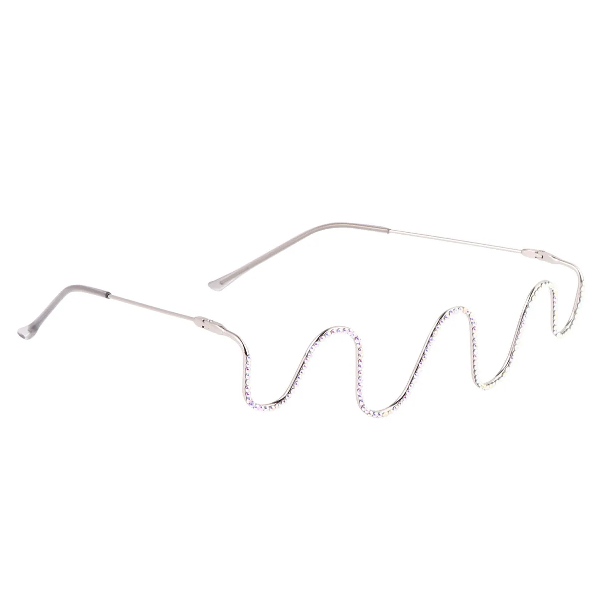 Модная металлическая оправа для очков с инкрустацией стразами без линз, декоративный реквизит для фестивалей, вечеринок и фотосессий
Модная металлическая оправа для очков с инкрустацией стразами без линз, декоративный реквизит для фестивалей, вечеринок и фотосессий