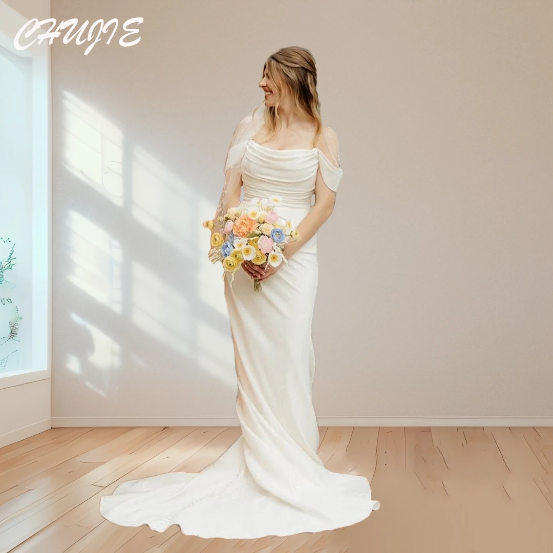Off Shoulder Wedding Dresses Foe Women With Train Customized Bridal Gowns Bride Dress Vestido de novia فستان المساء Plus Size
Off Shoulder Wedding Dresses Foe Women With Train Customized Bridal Gowns Bride Dress Vestido de novia فستان المساء Plus Size