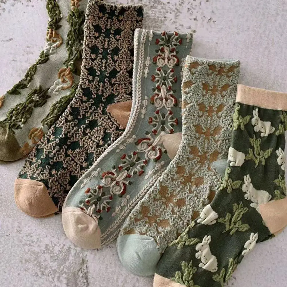 3d Embossed Pattern Socks Winter Socks Embossed 3d Flower Rabbit Pattern Soft Warm Mid-tube Women's Socks
3d Embossed Pattern Socks Winter Socks Embossed 3d Flower Rabbit Pattern Soft Warm Mid-tube Women's Socks