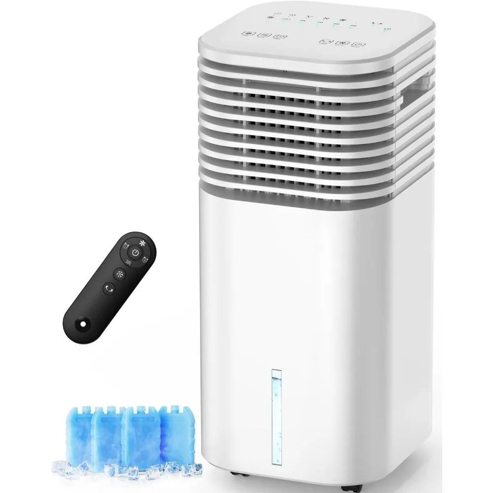 Window free portable air conditioner with 4 modes and 3 speeds, a 2-gallon water tank for 20 hours of cooling
Window free portable air conditioner with 4 modes and 3 speeds, a 2-gallon water tank for 20 hours of cooling