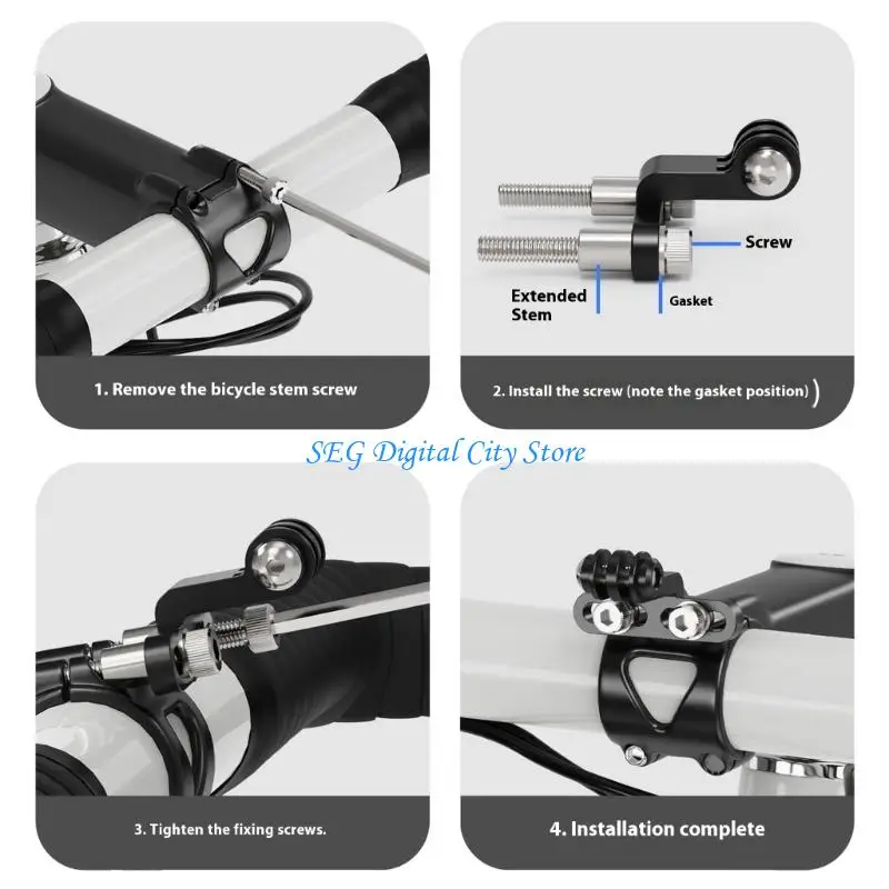 U75B Vibration Dampening Action Camera Mount For Bicycles Ergonomic Design Easy Use
U75B Vibration Dampening Action Camera Mount For Bicycles Ergonomic Design Easy Use