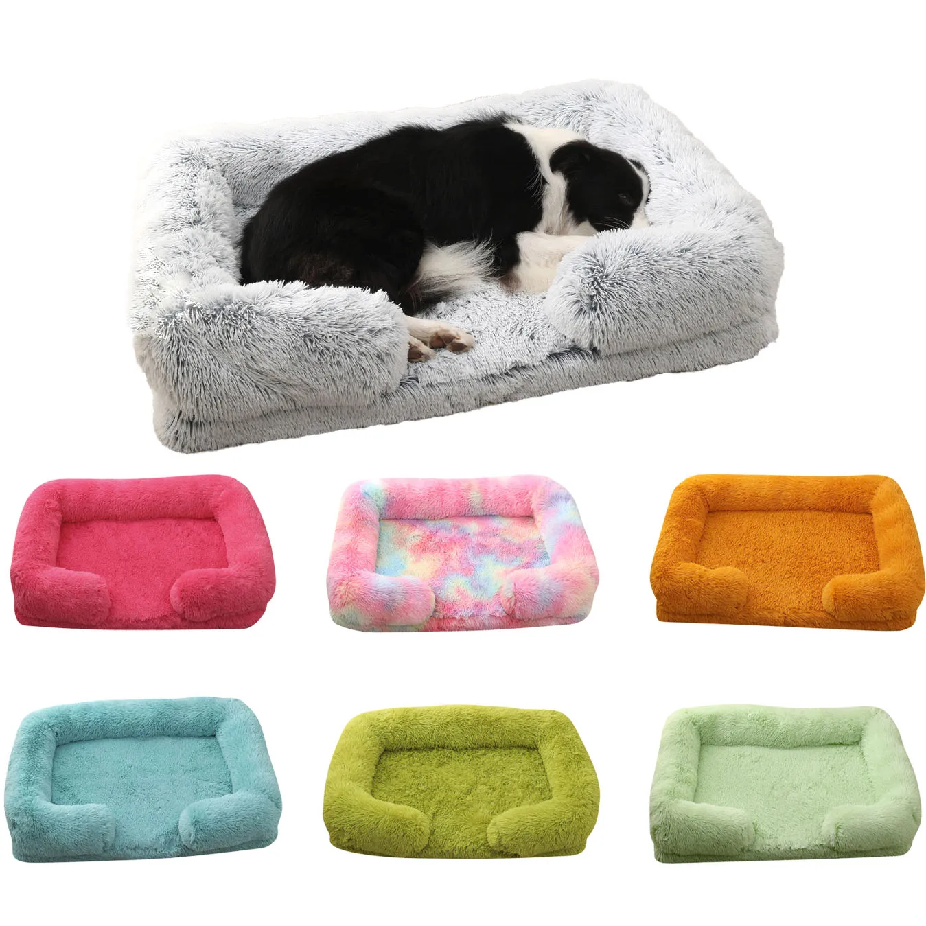 25 Color Winter Rectangular Large Beds for Dogs Washable Plush Fluffy Dog Cat Bed Mat Pet Cushion Large Medium Kennel Home
25 Color Winter Rectangular Large Beds for Dogs Washable Plush Fluffy Dog Cat Bed Mat Pet Cushion Large Medium Kennel Home