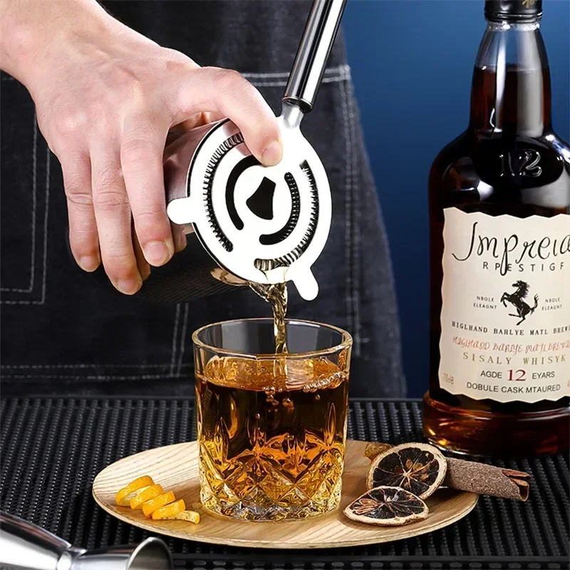 New Bar Cocktail Strainer Stainless Steel Ice Filter Sprung Strainer Deluxe Strainer Mixed Drink Colander Filter Bar Accessories
New Bar Cocktail Strainer Stainless Steel Ice Filter Sprung Strainer Deluxe Strainer Mixed Drink Colander Filter Bar Accessories