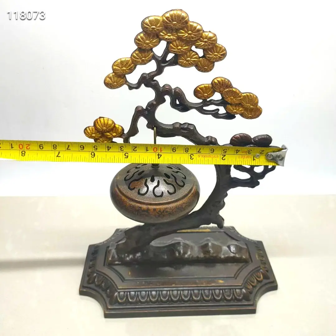 An Excellent Incense Burner Hung On Copper Pine Tree Display Geomantic Omen Lucky Ancient Style
An Excellent Incense Burner Hung On Copper Pine Tree Display Geomantic Omen Lucky Ancient Style