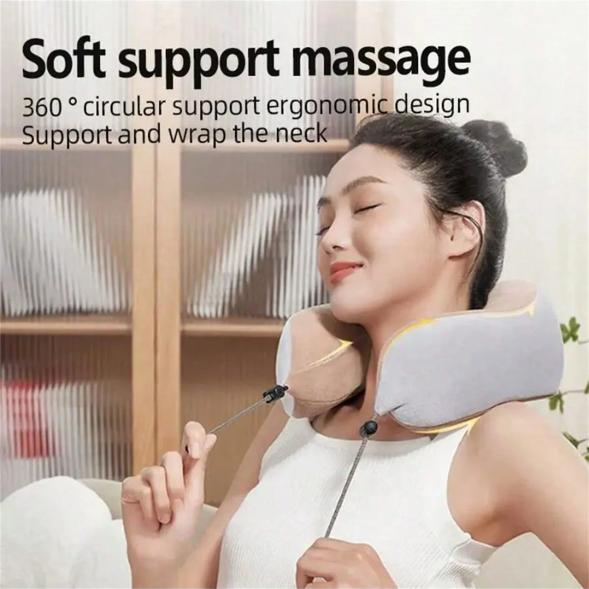 Electric Neck Massager, U-Shaped Massage Pillow, Cervical And Neck Massager With Durable Memory Sponge, Massage Pillow With Heat
Electric Neck Massager, U-Shaped Massage Pillow, Cervical And Neck Massager With Durable Memory Sponge, Massage Pillow With Heat