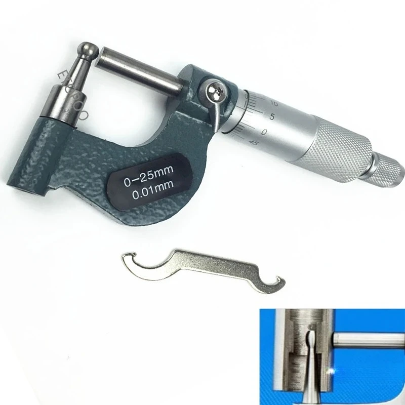 0-25mm Tube Micrometer, Drum Head Special Micrometer Wall Tube Thickness Gauge Measuring Tools
0-25mm Tube Micrometer, Drum Head Special Micrometer Wall Tube Thickness Gauge Measuring Tools