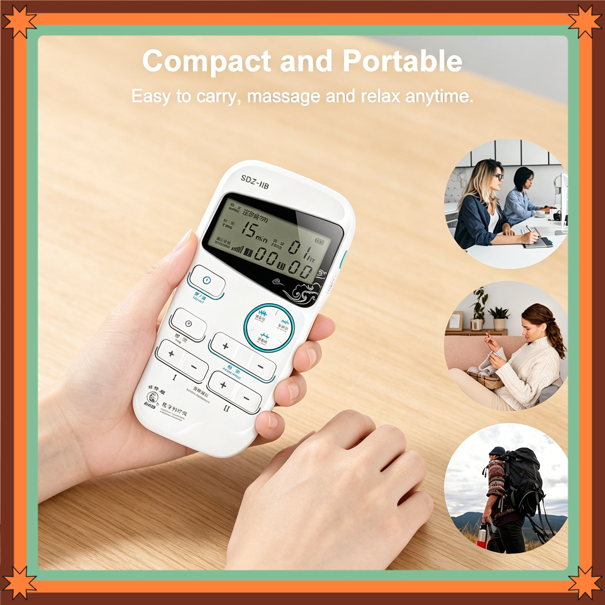 Electric Tens Muscle Stimulator Dual Output EMS Acupuncture Body Massager Digital Therapy Slimming Machine Electrostimulator
Electric Tens Muscle Stimulator Dual Output EMS Acupuncture Body Massager Digital Therapy Slimming Machine Electrostimulator