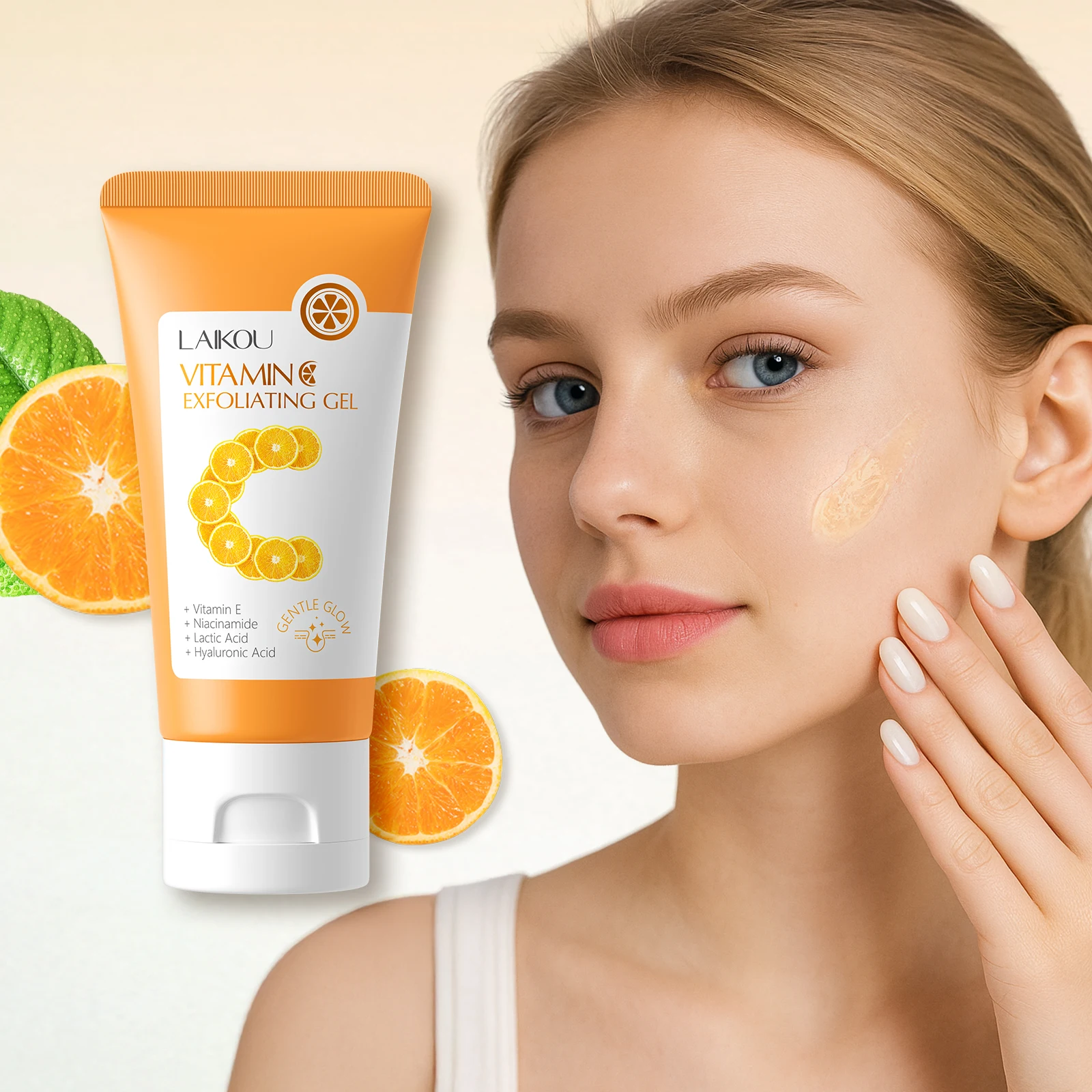 LAIKOU Vitamin C Exfoliating Gel 50g Gently Exfoliate Soft Smooth Refine Skin Texture Face Scrub
LAIKOU Vitamin C Exfoliating Gel 50g Gently Exfoliate Soft Smooth Refine Skin Texture Face Scrub