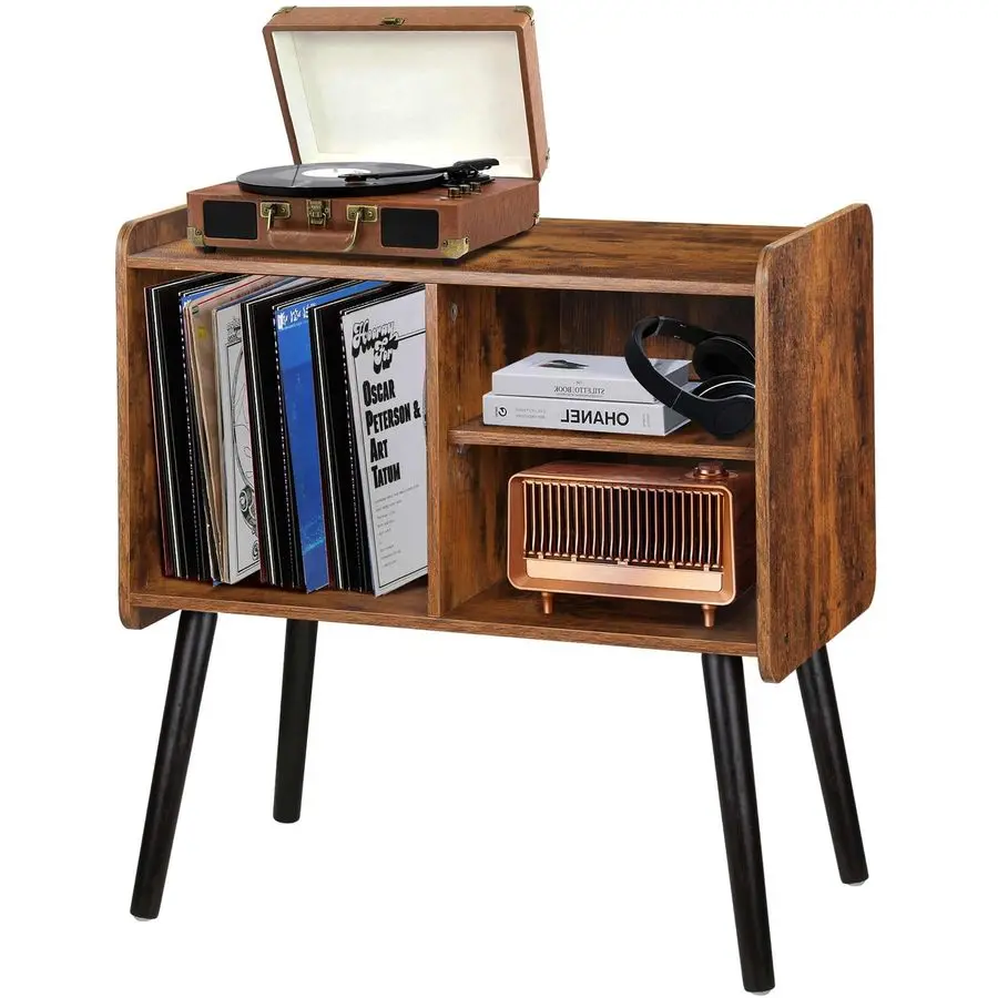 Record Player Stand with Vinyl Record Storage, MidCentury Turntable Stand for Living Room Bedroom Office, Record Player Table,
Record Player Stand with Vinyl Record Storage, MidCentury Turntable Stand for Living Room Bedroom Office, Record Player Table,