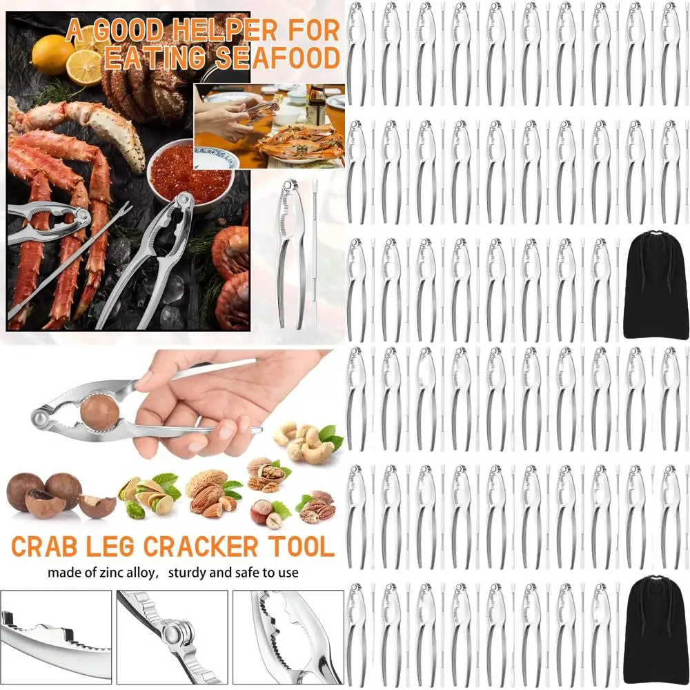 Набор инструментов для морепродуктов из нержавеющей стали с 61 предметами для крабов, омаров и орехов — идеально подходит для вечеринок и ресторанов
Набор инструментов для морепродуктов из нержавеющей стали с 61 предметами для крабов, омаров и орехов — идеально подходит для вечеринок и ресторанов