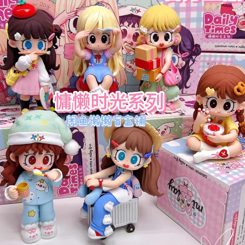 Milay Generation 3, ленивая повседневная серия, слепая коробка, модная игра, милая модель персонажа из ПВХ, украшение для рабочего стола, сюрприз, коллекционные подарки
Milay Generation 3, ленивая повседневная серия, слепая коробка, модная игра, милая модель персонажа из ПВХ, украшение для рабочего стола, сюрприз, коллекционные подарки
