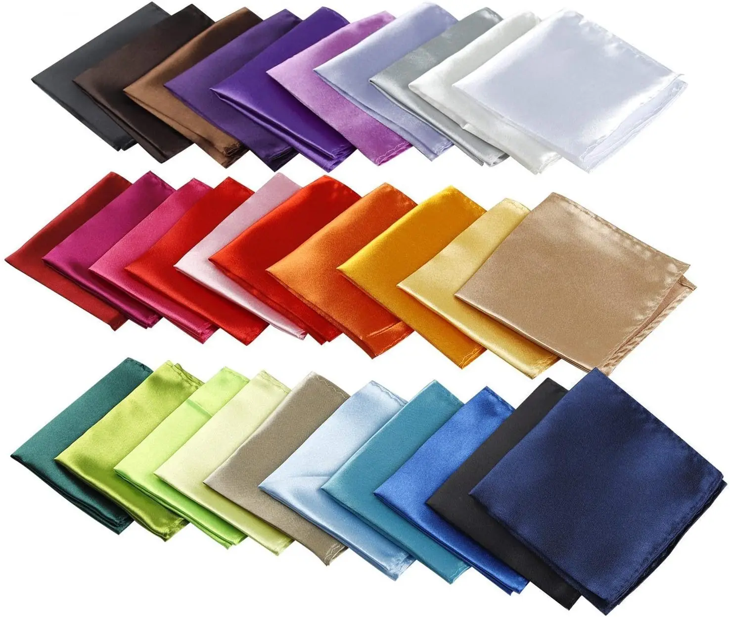 Mens Pocket Squares Handkerchief for Wedding Party, 8.6x8.6 Inch, 30 Pack
Mens Pocket Squares Handkerchief for Wedding Party, 8.6x8.6 Inch, 30 Pack