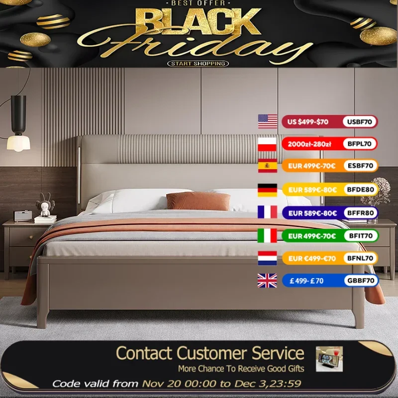 Европейская элегантная высокая кровать, двуспальная кровать размера «queen-size», красивая спальня, кровать размера «king-size», роскошная подсветка, гибкая современная мебель Camas De Dormitorio
Европейская элегантная высокая кровать, двуспальная кровать размера «queen-size», красивая спальня, кровать размера «king-size», роскошная подсветка, гибкая современная мебель Camas De Dormitorio