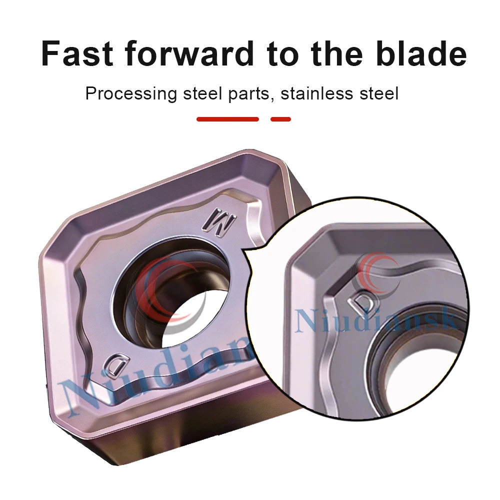 SEET12T3-DM NK9060 45 Degree Numerical Control Square Groove Milling Cutter Inserts Fast Forward To The Blades Stainless Steel
SEET12T3-DM NK9060 45 Degree Numerical Control Square Groove Milling Cutter Inserts Fast Forward To The Blades Stainless Steel