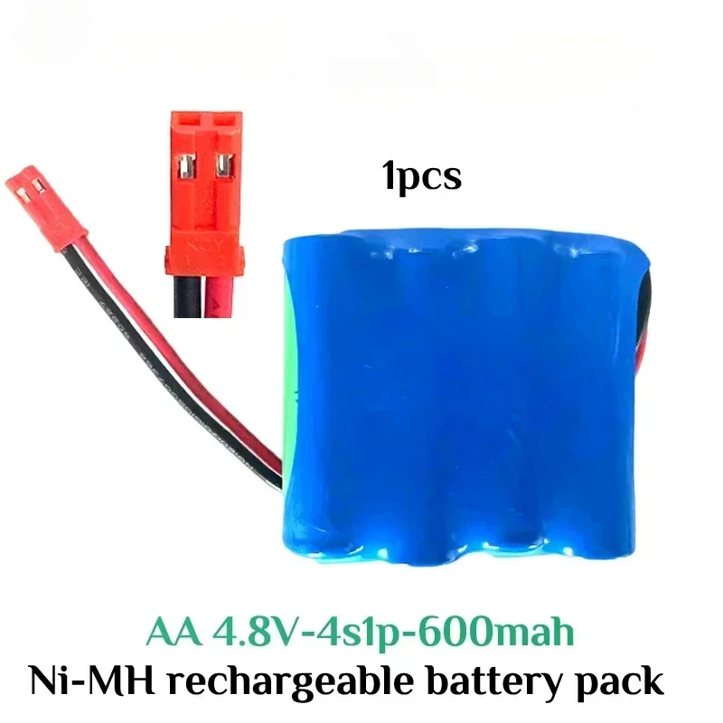 New Original AA 4.8V Battery Pack 600mAh 4S1P Ni-MH Rechargeable For Drone Electronic Tools LED Light Flashlight TV Remote
New Original AA 4.8V Battery Pack 600mAh 4S1P Ni-MH Rechargeable For Drone Electronic Tools LED Light Flashlight TV Remote
